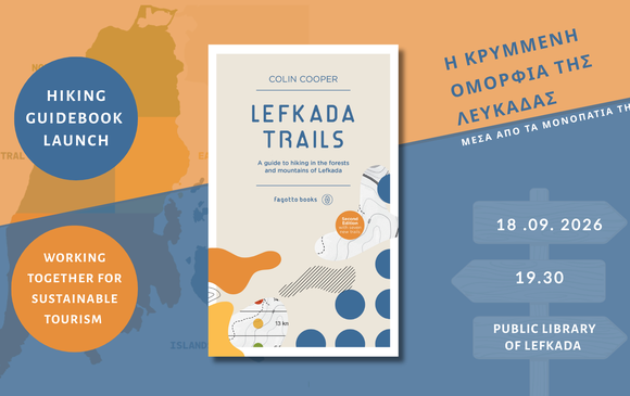 Lefkada Trails: Book Presentation by Colin Cooper, published by Fagotto Books