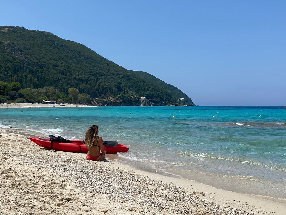 Kayak at Agios Ioannis beach @Andreas Thermos
