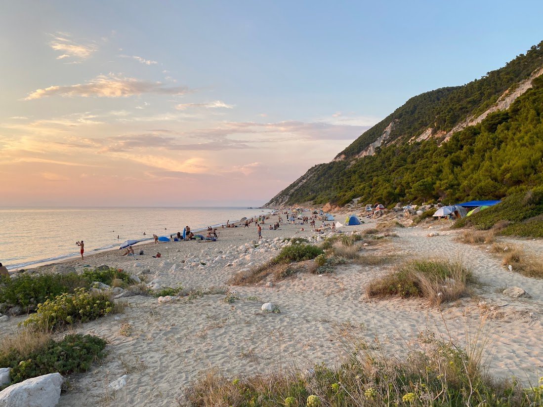 Pefkoulia just before sunset