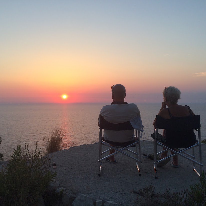 On Lefkada’s west coast, sunset acquires a different meaning.