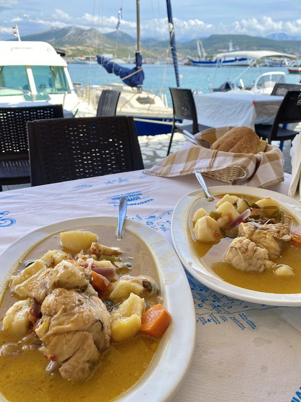 Xouras tavern, Ligia |Monkfish soup © Andreas Thermos