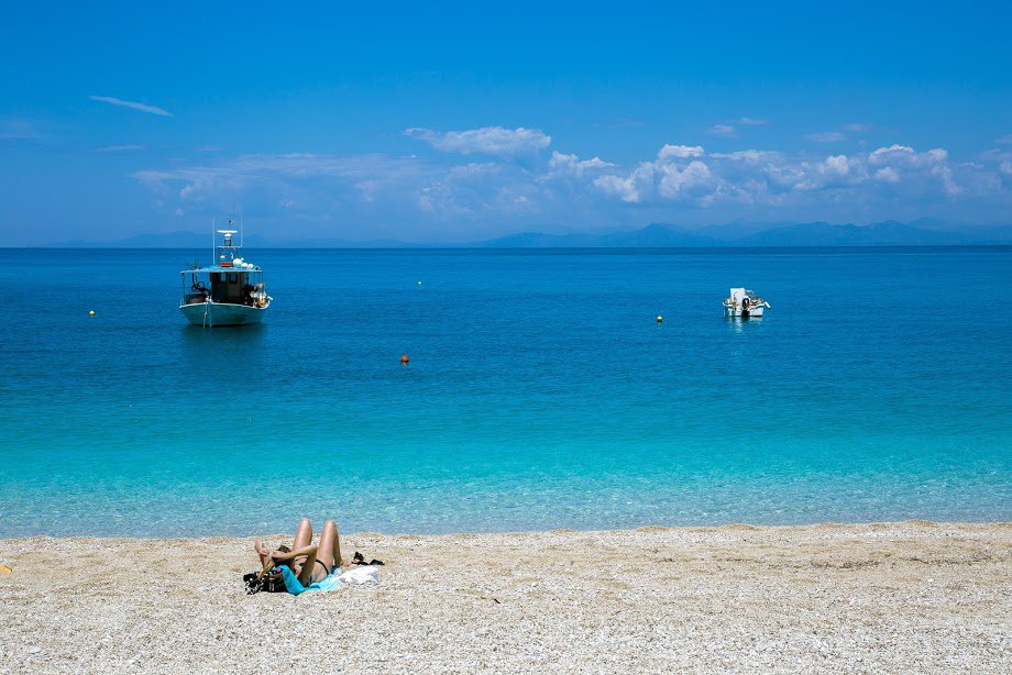 Άγιος Νικήτας. Η παραλία διακρίνεται επί σειρά ετών με γαλάζια σημαία