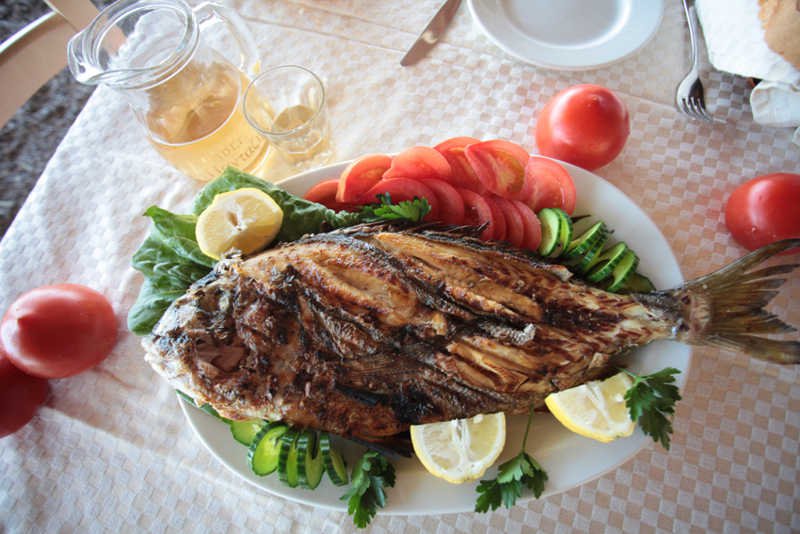 Fish in Pantazis tavern