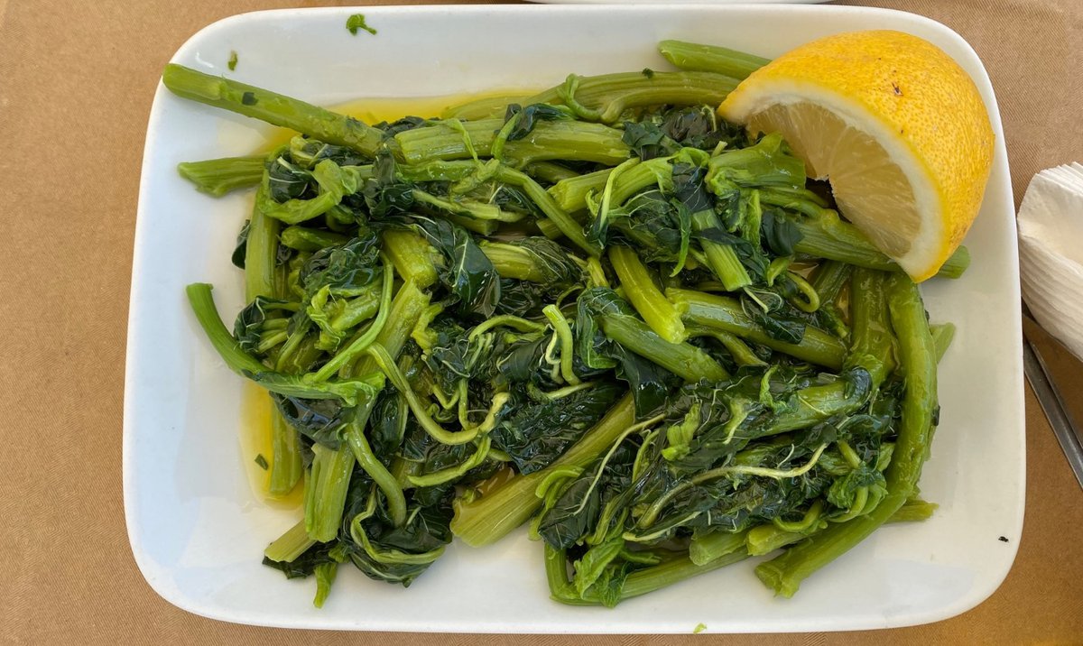 Horta vrasta, boiled greens