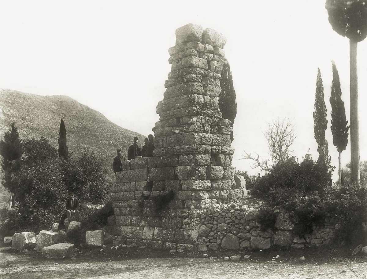 Tower near Pyrgi. Wilhelm Dörpfeld 1901. DAI Athens, D-DAI-ATH-Lefkas 38