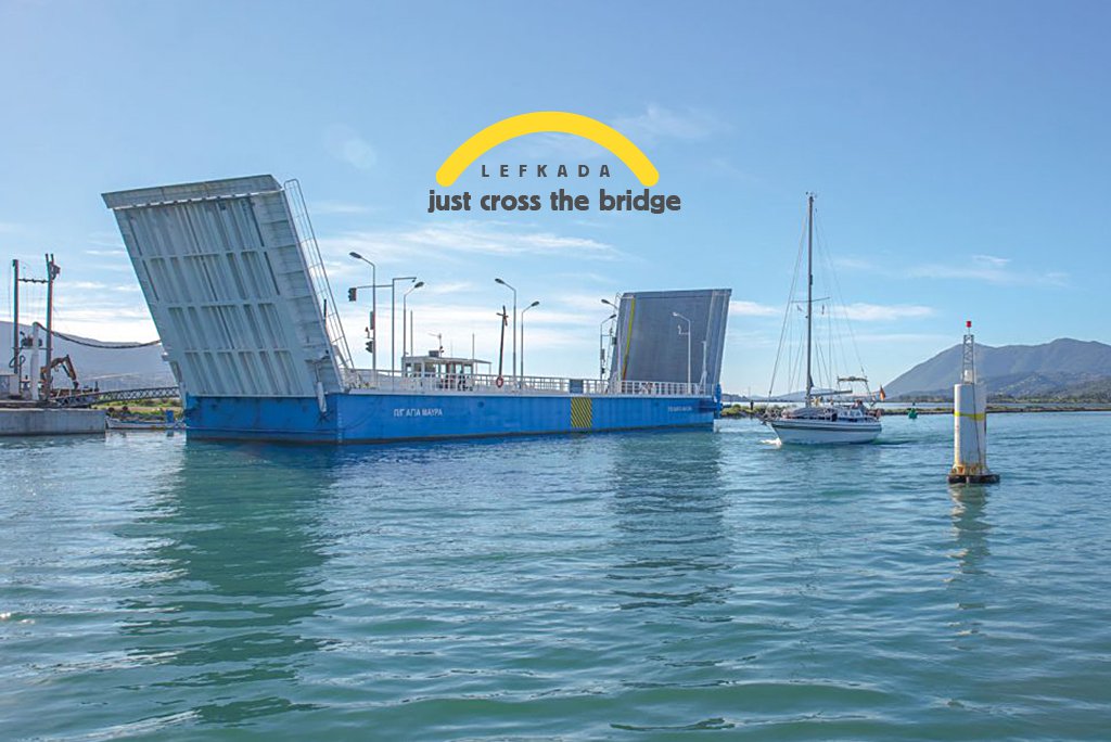 Floating bridge of Lefkada | Just cross the bridge