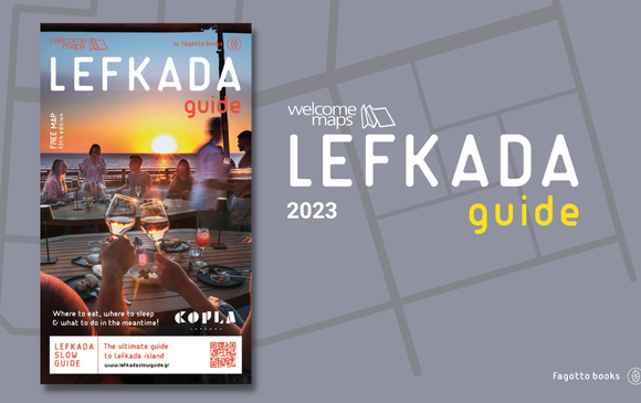 Εξασφαλίστε τη θέση σας στον χάρτη Lefkada Guide 2023 by Welcome maps
